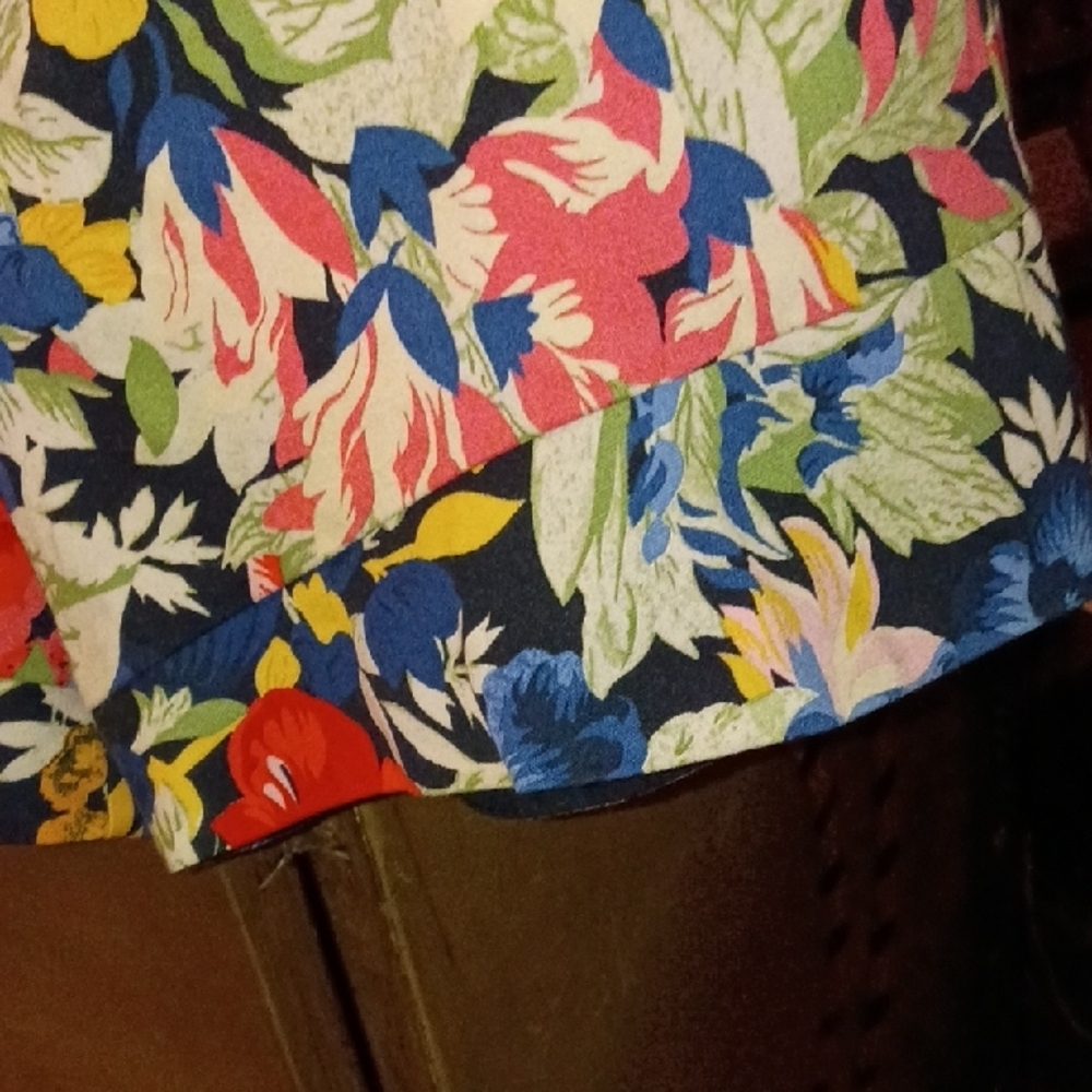 Zara TRF Multicolor Floral Button-Front Skort - Picture 3 of 6